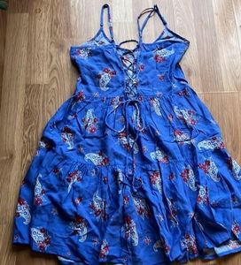 Mudd Blue Paisley Ruffled Sundress